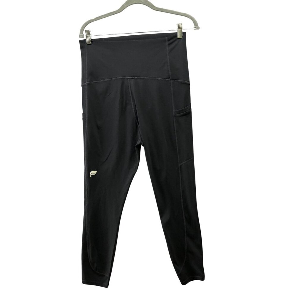 Fabletics PureLuxe High Waisted Maternity 7/8 Legging Womens‎ M Black Yoga